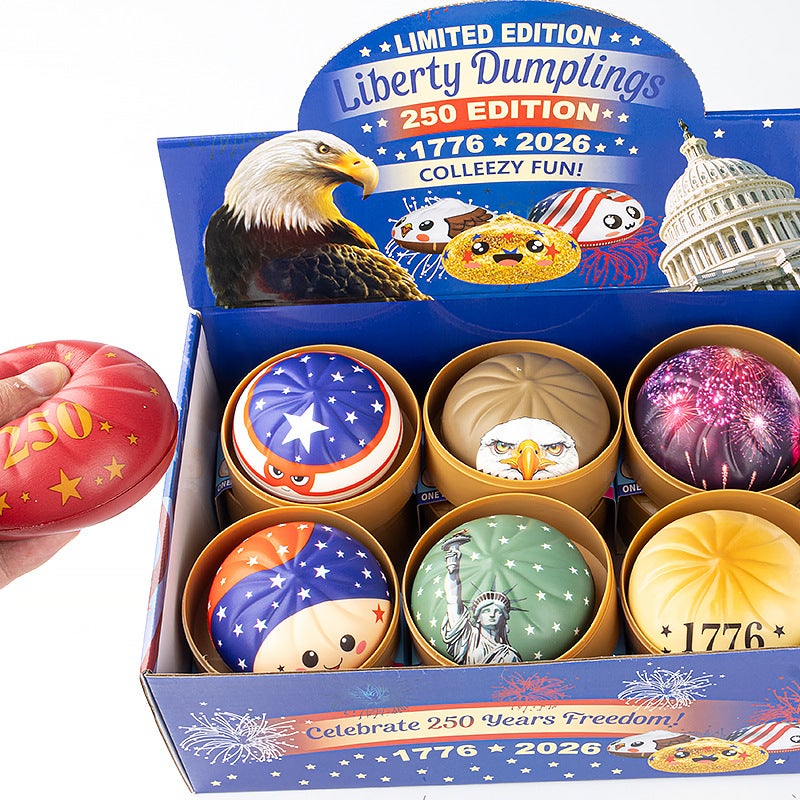 Cartoon Expression Big Bun Squishy Toy Stress Relief Blind Box - Image 3