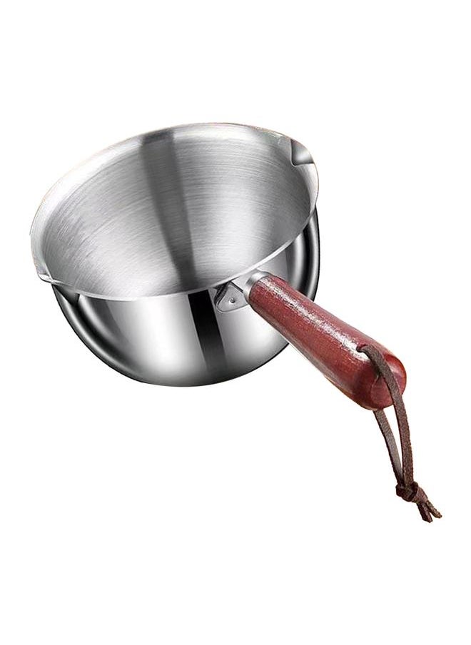 Thoraya Mini Butter Warmer Pot 300ml 410 Stainless Steel Oil Milk Warmer Pan Small Saucepan for Kitchen  - Image 4