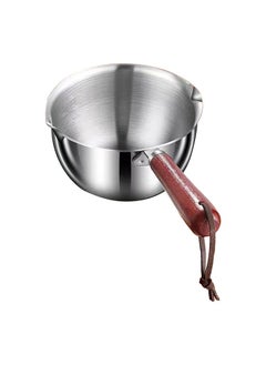 Thoraya Mini Butter Warmer Pot 300ml 410 Stainless Steel Oil Milk Warmer Pan Small Saucepan for Kitchen  - Image 1