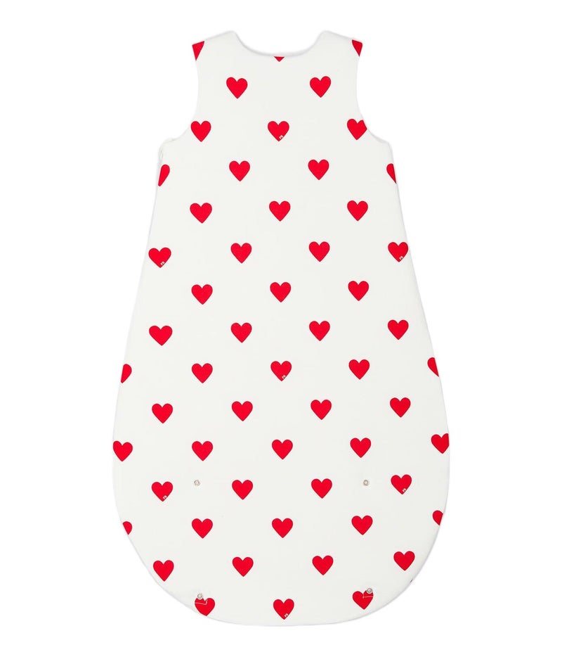 Petit Bateau Babies' Heart Patterned Cotton Tog 2-Rated Sleeping Bag - Image 3