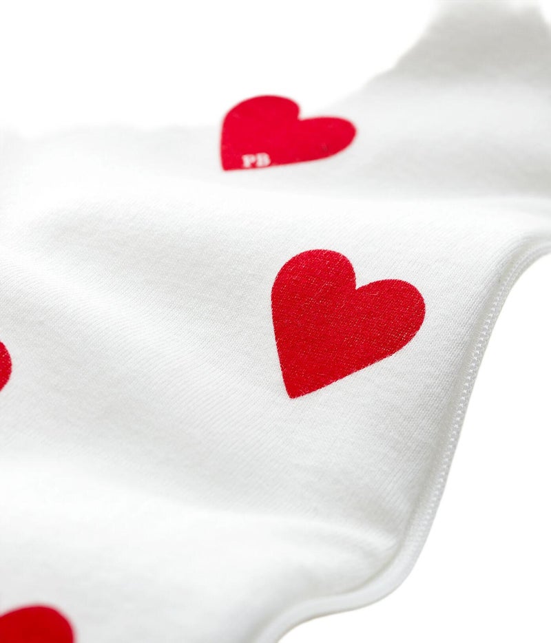 Petit Bateau Babies' Heart Patterned Cotton Tog 2-Rated Sleeping Bag - Image 4