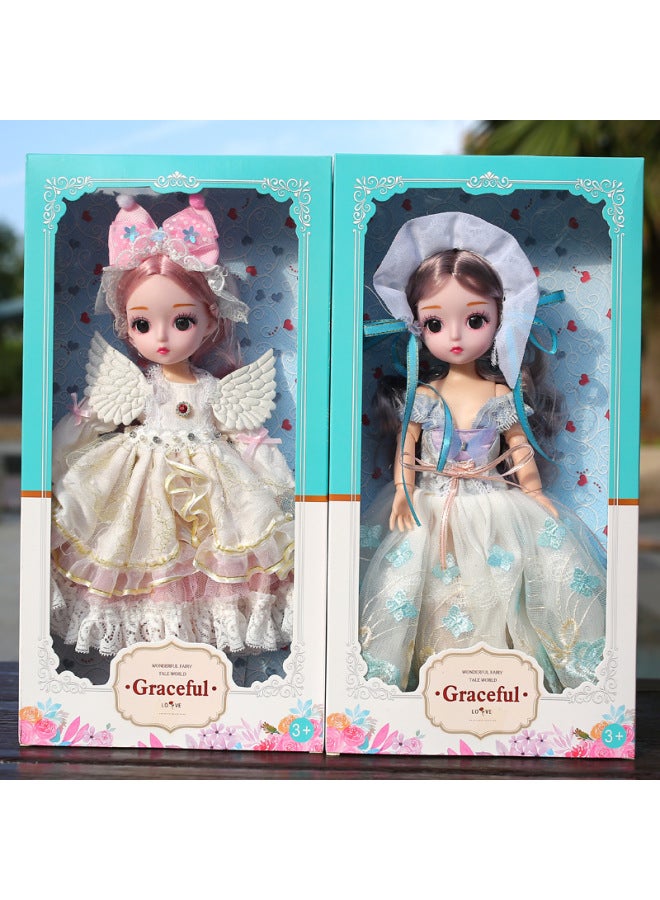 مجموعة هدايا دمية لوري برينسيس بوبي للفتيات من بيت اللعب - اللون: N Blue Elf Princess + عيون ملونة - Image 4