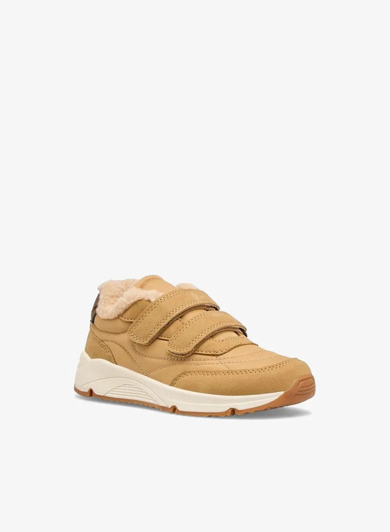 جونيورز Boys Hook & Loop Ankle School Sneakers