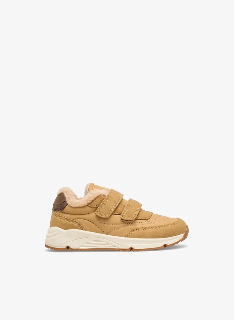 جونيورز Boys Hook & Loop Ankle School Sneakers