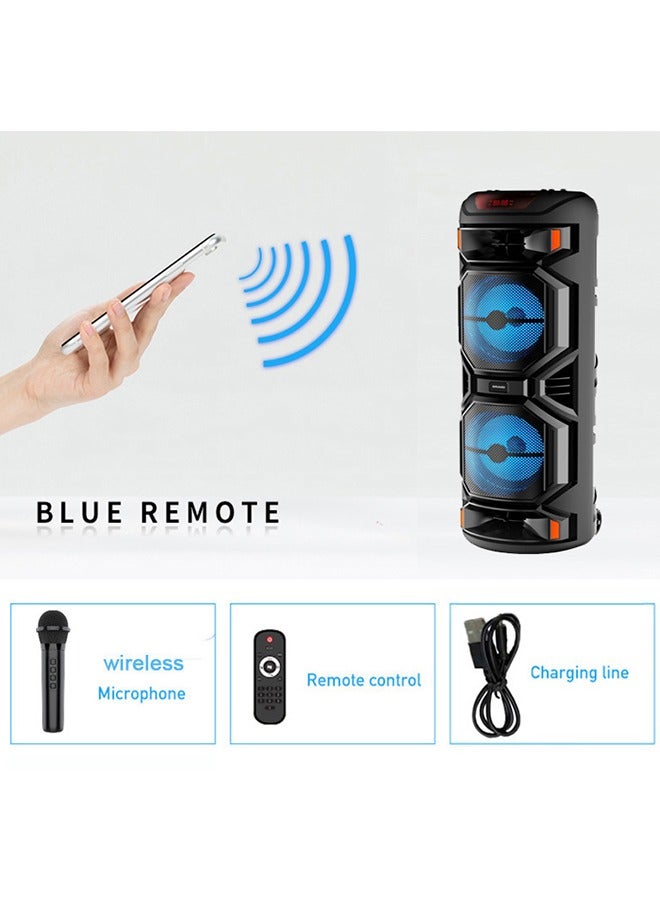 سينجي سماعات بلوتوث لاسلكية مزدوجة ثمانية سماعات خارجية للحفلات والرقص والموسيقى K Song - Image 3