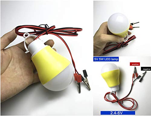 QINIZX Small Wind Turbine Generator Micro DC Motor Power Wind Turbines Electricity Fan Blades Model Bicycle LED Light DIY Kits for Teaching Physical Power Generation Science Experiment - Image 3