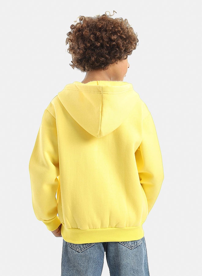 Red Circle Sweatshirt Kids Unisex - Image 5