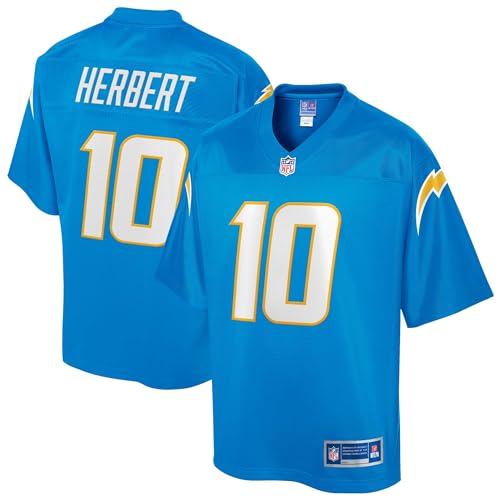NFL PRO LINE Men's Justin Herbert Powder Blue Los Angeles Chargers Player Jersey - Image 1