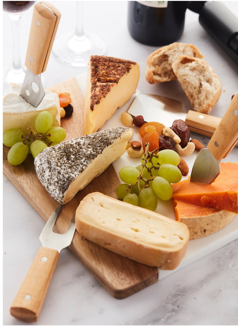 Point-Virgule - Bamboo set of 4 cheese knives FSC - Image 1