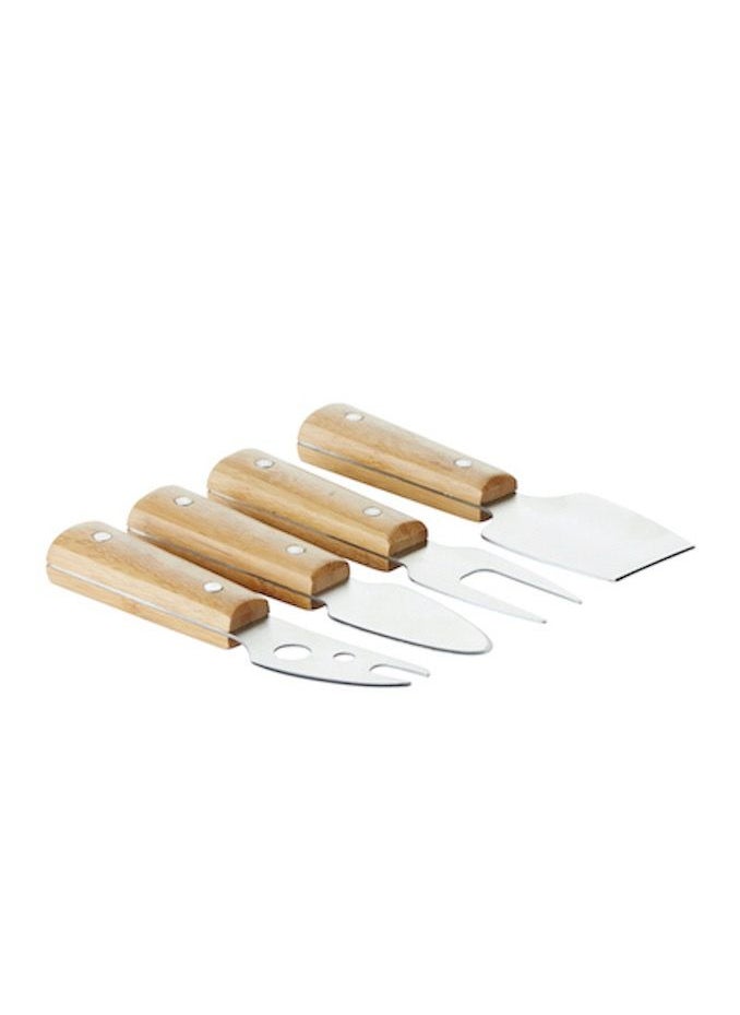 Point-Virgule - Bamboo set of 4 cheese knives FSC - Image 1