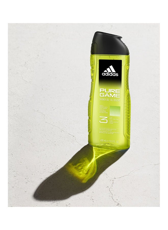 Adidas Pure Game Shower Gel Clear 400ml - Image 4
