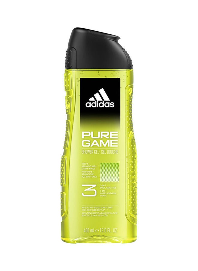 Adidas Pure Game Shower Gel Clear 400ml - Image 1