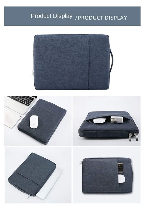 11-13 Inches Tablet Sleeve Case for Surface Pro 11/10/9/8/X/7/6/5 and iPad Pro 12.9'' /13" 2017--2025 Accessories Carrying Bag Canvas Sleeve Case for Travel, Office and School