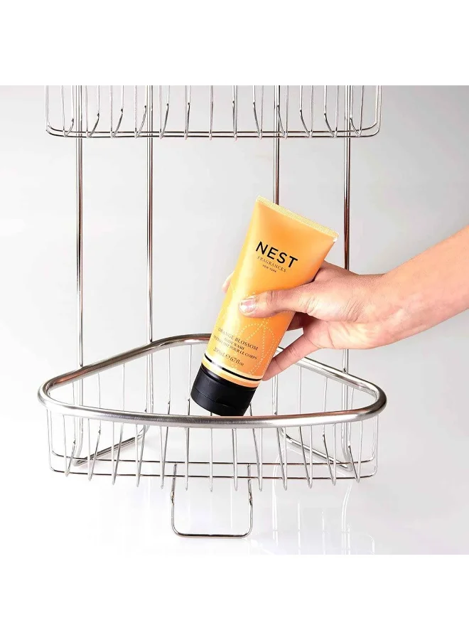 InterDesign 3-Tier Stainless Steel Forma Shelf Shower Caddy Silver 26 x 10.8 x 8.1 Inch 27960ES