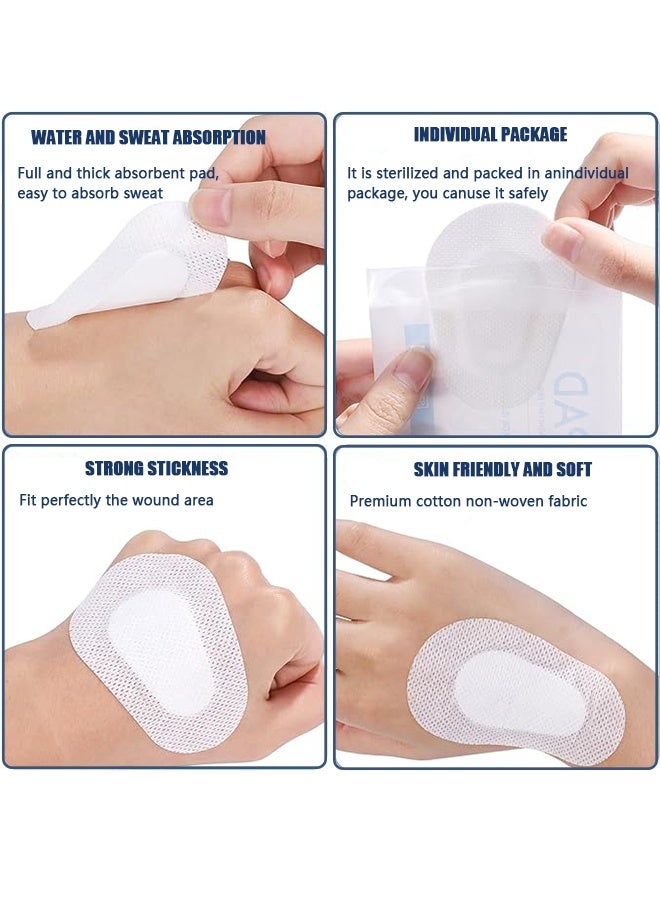 10 PCS Eye Patches for Adults & Kids, Breathable Lazy Eye Patch for Amblyopia, Post-Surgery Eye Cover, Blackout Eye Pad with Individual Packaging (7cm×9cm) - Image 5