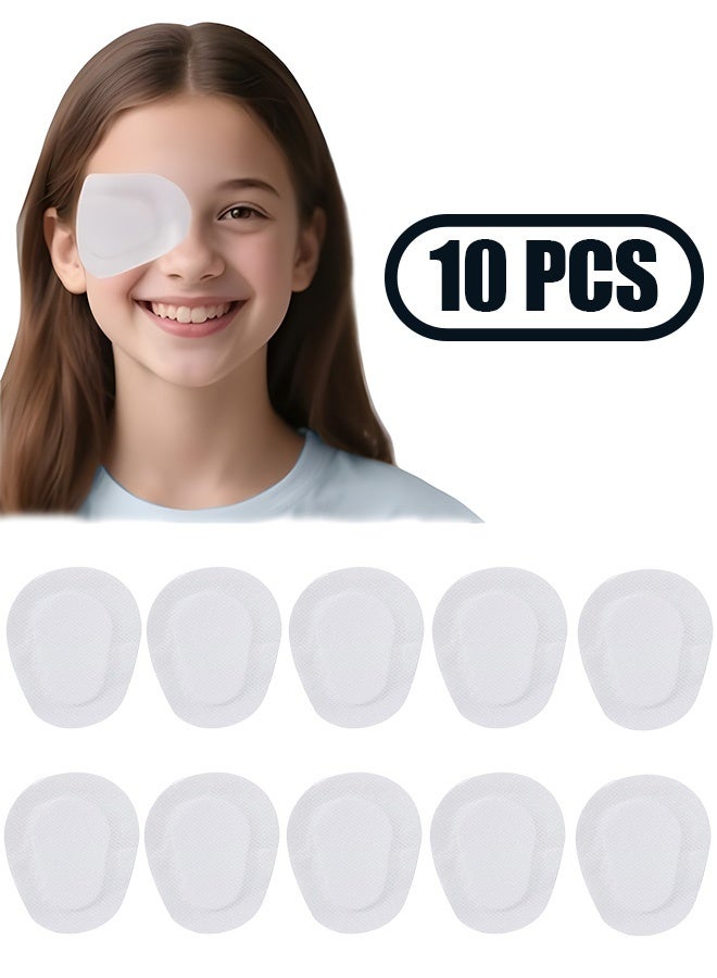 10 PCS Eye Patches for Adults & Kids, Breathable Lazy Eye Patch for Amblyopia, Post-Surgery Eye Cover, Blackout Eye Pad with Individual Packaging (7cm×9cm) - Image 1
