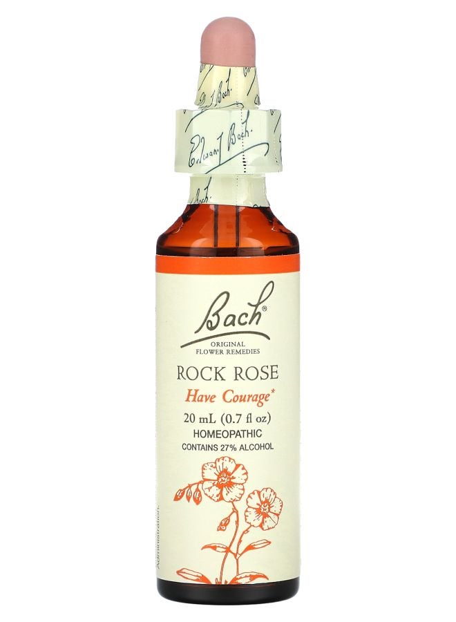 Bach Original Flower Remedies Rock Rose 0.7 fl oz (20 ml)