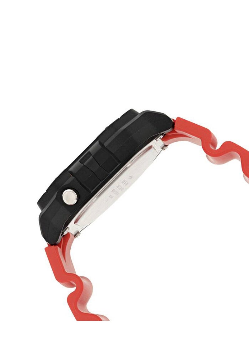 CASIO Men's Youth Digital Watch W-218H-4BVDF - 43 mm - Black/Red - Image 2