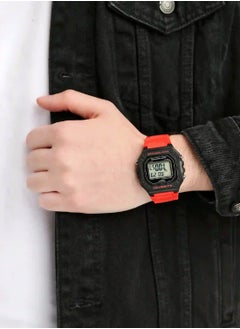 CASIO Men's Youth Digital Watch W-218H-4BVDF - 43 mm - Black/Red  - Image 5