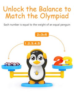 GROIC Balance Math Game and Counting Penguin Set for Kids, STEM Math Educational Toys Preschool Activities Early Educational Toys  - Image 3