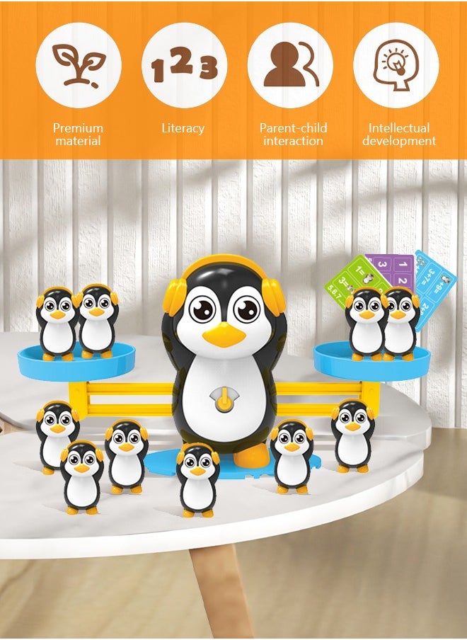 GROIC Balance Math Game and Counting Penguin Set for Kids, STEM Math Educational Toys Preschool Activities Early Educational Toys  - Image 2