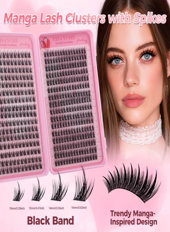 CMAYOME Anime Lash Clusters with Spikes Manga Eyelash Fairy Fake Pestañas Postizas - Image 4