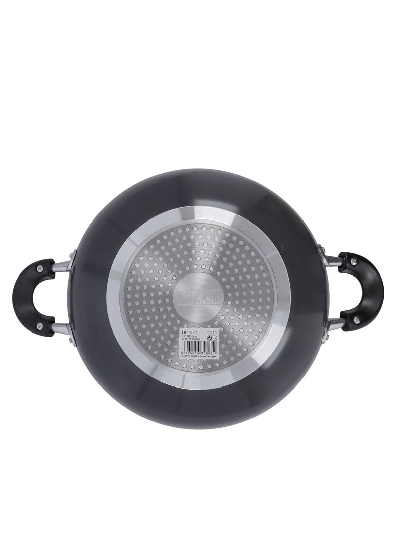 Delcasa Wok Pan 26 CM - Induction Safe Frying Pan with Durable Non-Stick 2 Layer Coating