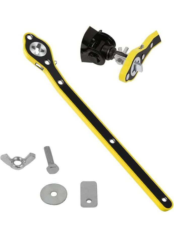 Ratchet Wrench for Scissor Jack – Reinforced Labor-Saving Car Tire Jack Wrench with Positive/Reversal Knob - Image 1