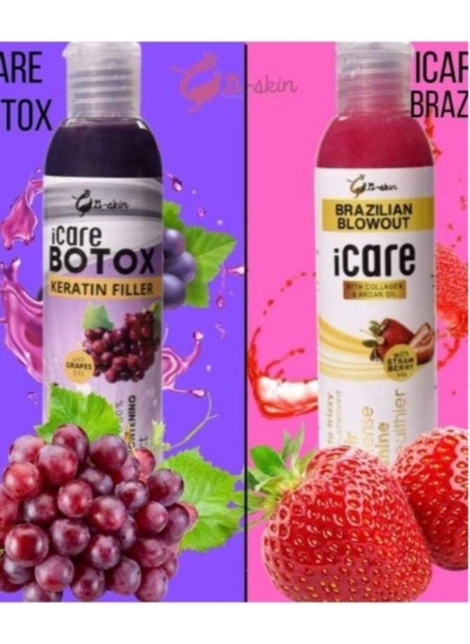 iCare icare botox keratin filler 100 ml of 2 pieces 