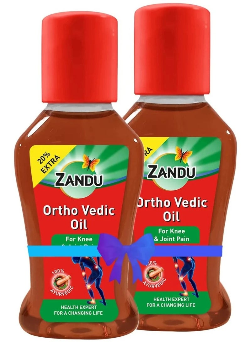Zandu Ortho Vedic Ayurvedic Pain Relief Oil 50ml (Pack of 2) - Image 1