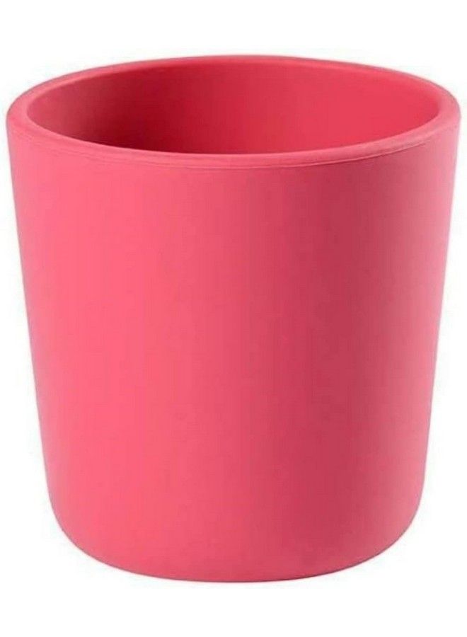 BEABA كوب تدريب سيليكون 100% للأطفال والرضع مضاد للانزلاق خالي من BPA وردي - Image 1