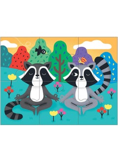Mudpuppy Mudpuppy Mindfulness 4-in-a-Box Puzzle Set – Includes 4 Progressive Jigsaw Puzzles for Kids with 4-12 Pieces – Features Colorful Animal Illustrations for Ages 2-5  - Image 2