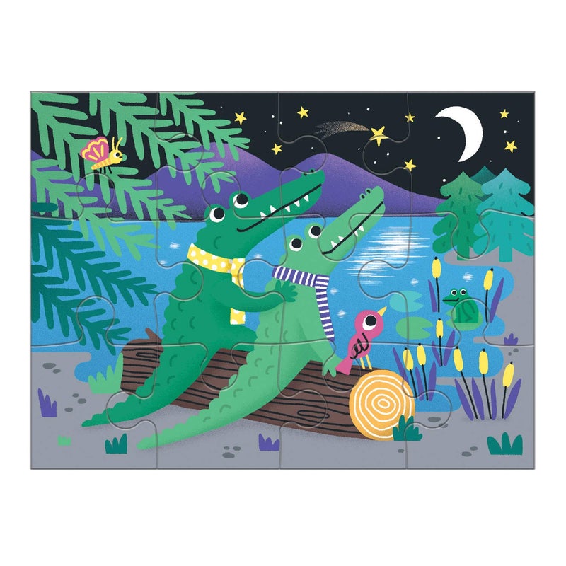 Mudpuppy Mindfulness 4-in-a-Box Puzzle Set â€“ Includes 4 Progressive Jigsaw Puzzles for Kids with 4-12 Pieces â€“ Features Colorful Animal Illustrations for Ages 2-5 - Image 3