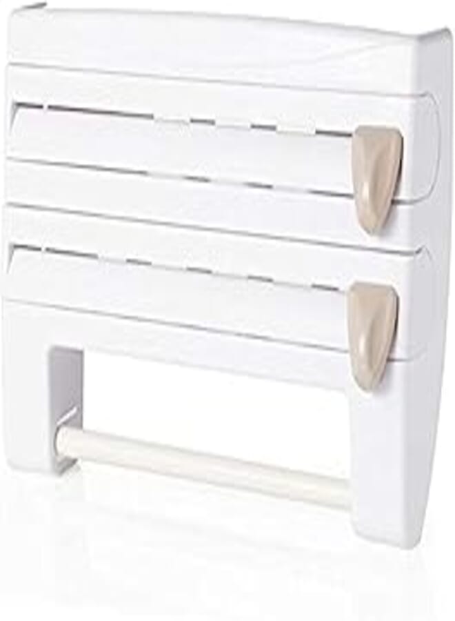 OR Triple Paper Stand/Dispenser with Cutter for Foil, Tissue and Nylon, White, SSZ287