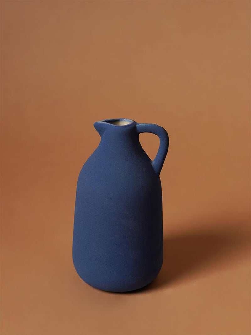 PUREZENTO Mini Jug Matte Finish Ceramic Designer Flower Vases for Home Decoration Centre Table Bedroom Side Corner Beautiful Decorative Vases with Unique Quality - Image 5