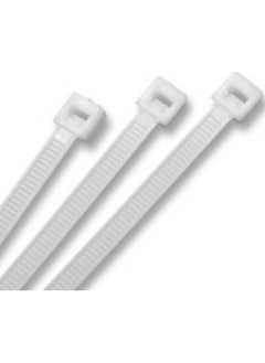 3M Scotchflex Cable Tie Fs 100 A-C, White, 100X2,5MM Pack of 100  - Image 1