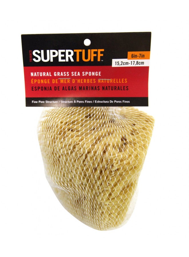 Trimaco SuperTuff Natural Grass Sea Sponge, 6-7-inches (10131) - Image 2