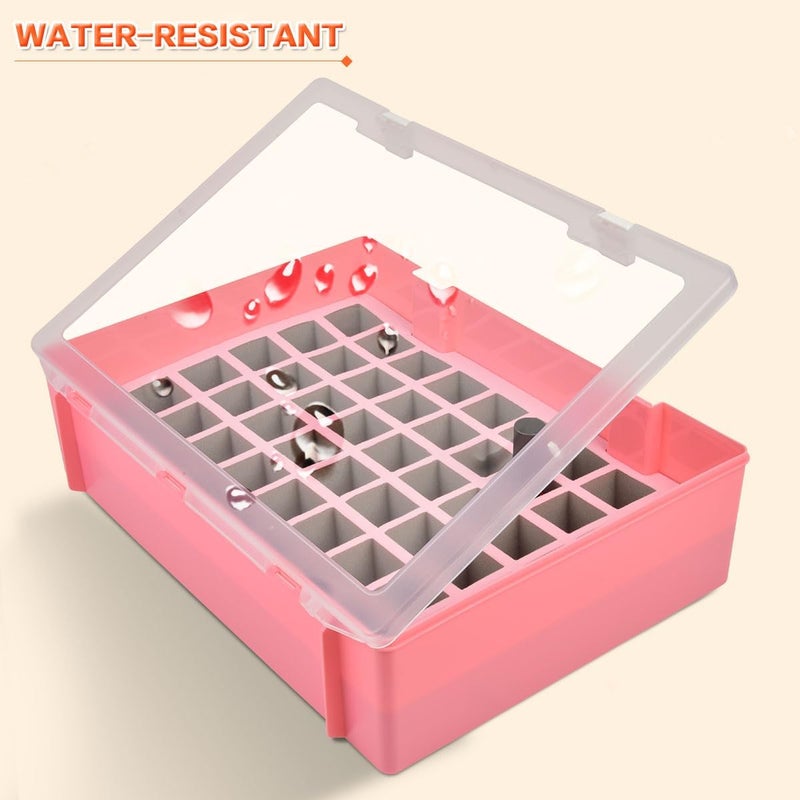 ALCYON Universal Nail Polish Holder & Organizer Contains 54 Bottles for Gellen, for Beetles, for Sally Hansen, for OPI, for Essie and Other Fingernail Polish (ONLY A CASE)-Pink - Image 4