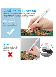 Generic Stylus Pen for iPad 10/9/8/7/6th Generation, iPad Air 5/4/3rd Generation, iPad Mini 6/5th Generation, iPad Pro 12.9/11th Generation, with Tilt and Palm Rejection, Stylus Pen with Magnetic Adsorption for iPad 2018-2022.  - Image 5
