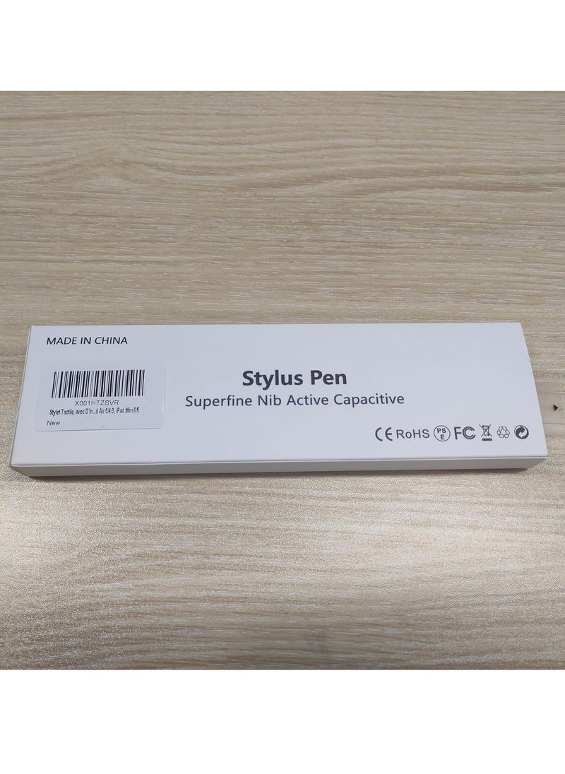 Generic - Stylus Pen for iPad 10/9/8/7/6th Generation, iPad Air 5/4/3rd Generation, iPad Mini 6/5th Generation, iPad Pro 12.9/11th Generation, with Tilt and Palm Rejection, Stylus Pen with Magnetic Adsorption for iPad 2018-2022. - Image 1