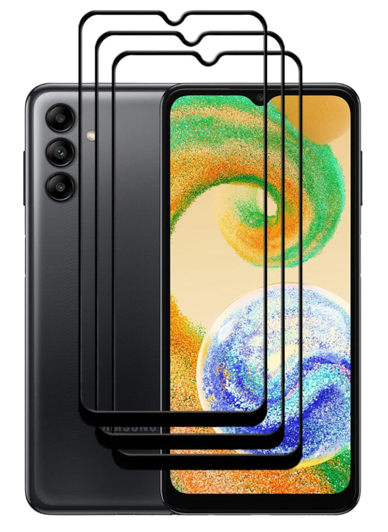 ACLIX 3 Pieces Antistatic ESD Dustproof Premium Quality High Definition Tempered Glass Screen Protector Designed For Samsung Galaxy A04s - Image 1
