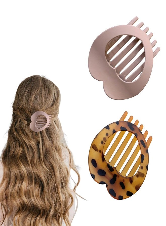 KalamkariX 2 PCS Duckbill Clips for Hair, Flat Hair Clips for Women, Elegant Hair Accessories for Half-Up, Ponytails & Updos, Comfortable and Secure for Daily Use, Suitable for Thin or Thick Hair - Image 1