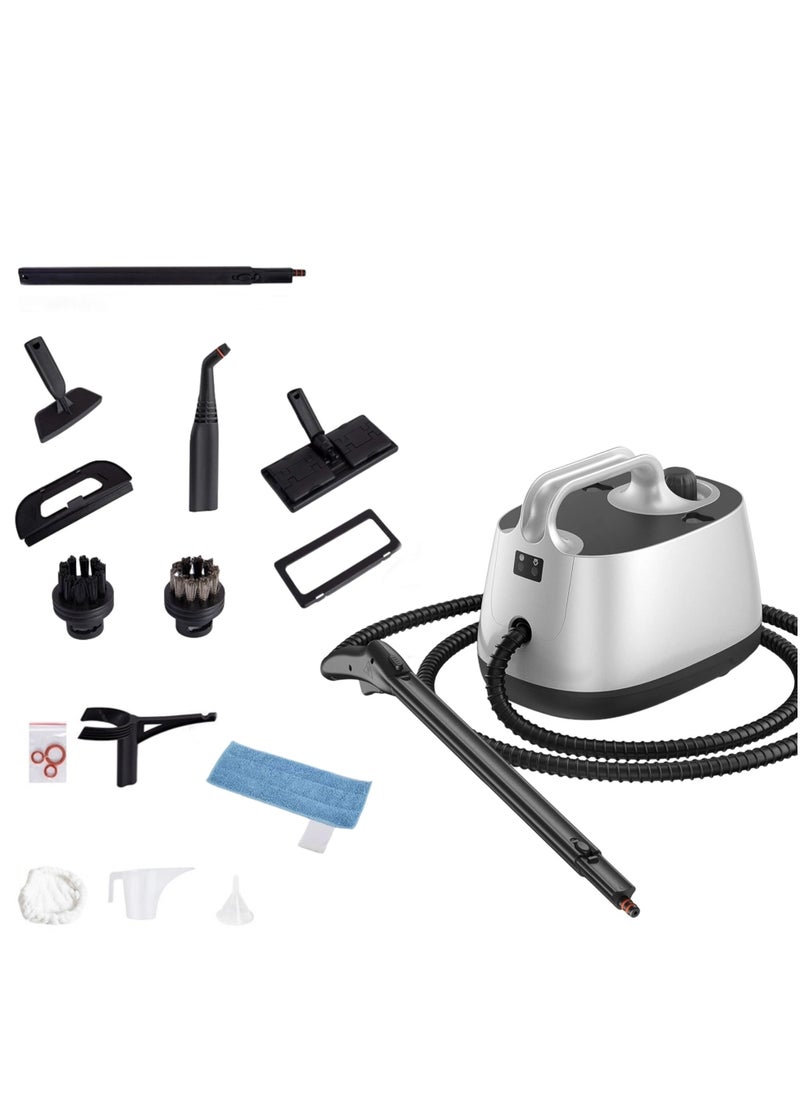 GearZone Steam Cleaner with Accessories, Portable Multipurpose Steam Cleaner for Car 5 Mins Heating with Large Tank, Heavy Duty Steam Cleaner Carpet and Upholstery, Floors, Tiles, Car  - Image 1