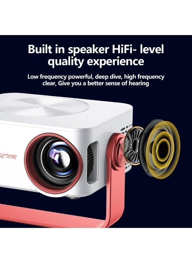 NexusTek 2026 Flagship Smart Portable Projector | 2.4G+5G Dual-Band WiFi, 4K Decoding, 390 ANSI Lumens, Auto Keystone & Focus, HiFi Speaker, Multi-Device Support, Home Theater - Image 4