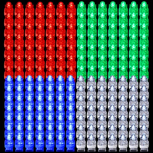 Hortsun 300 Pcs LED Finger Lights Mini Finger Flashlights Small Finger Lights Glow in the Dark Finger Flashlight Mini Light up Finger Lights Toys for Kids Birthday Party - Image 1