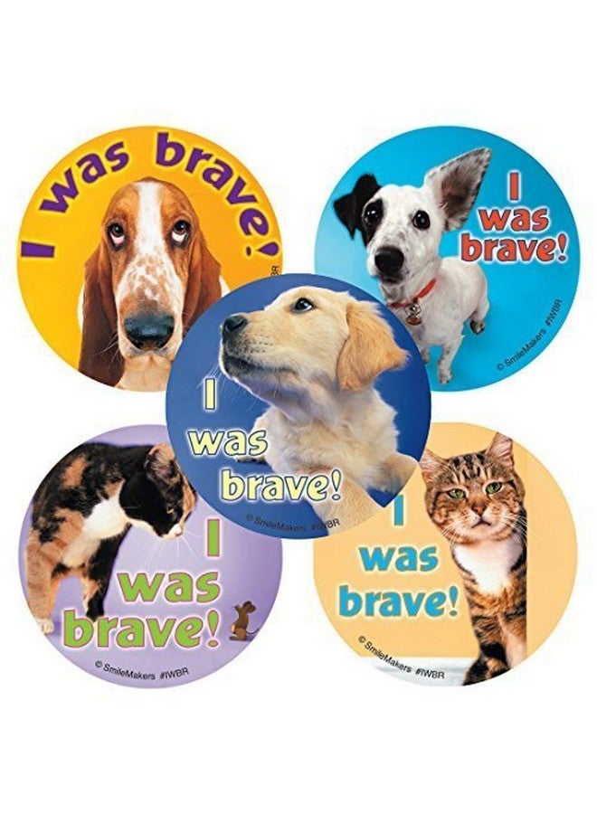 ملصقات SmileMakers I was Brave - جوائز وهدايا - 100 لكل عبوة