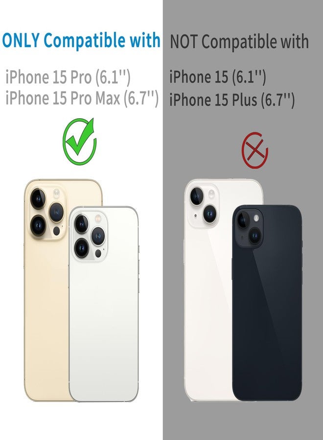 Dengduoduo 【3 Pack】Dengduoduo Tempered Glass Camera Lens Protector for iPhone 15 Pro 6.1" & iPhone 15 Pro Max 6.7", Ultra HD, 9H Hardness, Anti-Scratch, Case Friendly, Easy to Install [No Affect on Night Shots] - Image 2