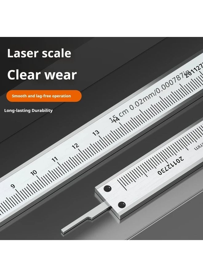Stainless Steel Caliper 0 300mm High Precision Measuring Tool With Plastic Case - Image 4