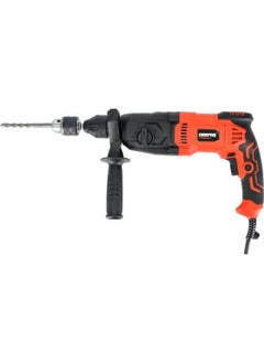 GEEPAS 26mm Rotary Hammer, Hammer With SDS Plus, GRH2610-240 | 4 Function And Adjustable Soft Grip Handle | Point And Flat Chisel | Heavy Duty Rotary Hammer Drill  - Image 2