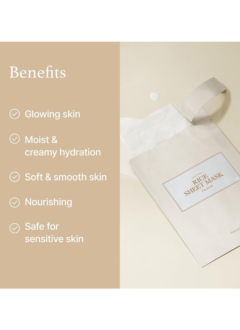 I'M FROM I'm from - Rice Sheet Mask  1 Pcs  - Image 5
